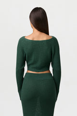 Ribbed Knit Crop Top