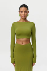 Naked Bateau Crop Top