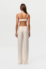 Linen Button Lounge Pants