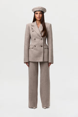 Chevron Suited Blazer