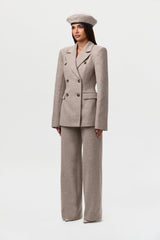 Chevron Suited Blazer