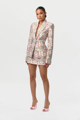 Suiting Floral Jacquard Blazer