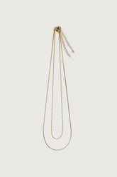MINIMAL LAYERED CHAIN NECKLACE