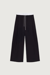 EXPOSED DRAWSTRING WAIST TROUSER
