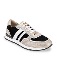 Soonrise Lace-Up Sneakers - Black Gold