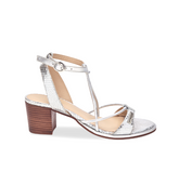 Lilon High Heels - Silver Snake