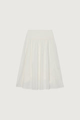 LINEN MIDI SKIRT