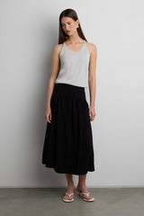 LIGHTWEIGHT MIDI SKIRT