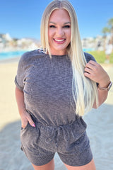 Hazel Blues® | So Sure Short Sleeve Romper
