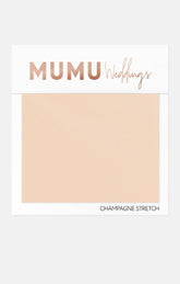 Bridesmaid Fabric Swatch ~ Champagne Stretch