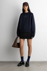 EMBROIDERED OAK SPORT SWEATER