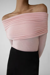OFF THE SHOULDER FOLD-OVER TOP