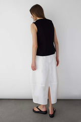 100% COTTON BOAT NECKLINE TANK