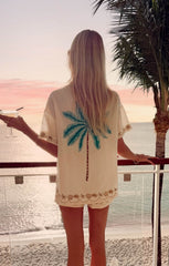 Hendrix Shorts ~ Beachfront Embroidery