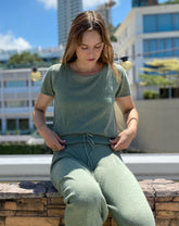 Marcelle T-Shirt (Round Neck) - Field