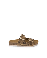 Zatix Mules - Suede Zebra