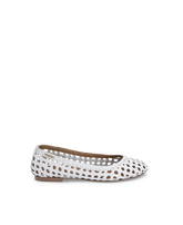 Ziggy Ballerina Flats - White