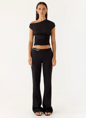 Anaiis Low Rise Pant Black