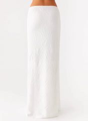 Briene Maxi Skirt White