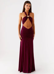 Deltina Maxi Dress Boysenberry