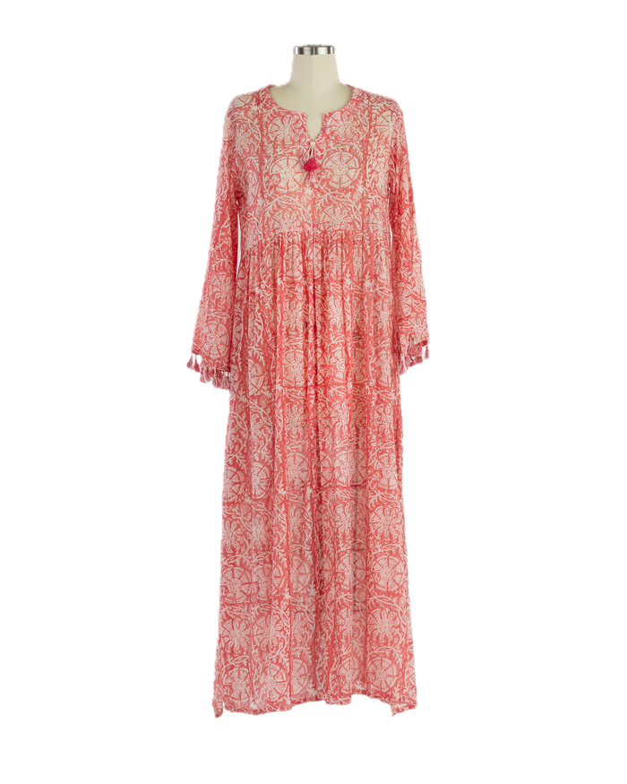 Aliya Malaga Coral Summer Dress