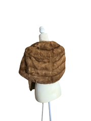 american beauty | mink shawl | one size | contains flaw