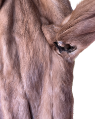 antique mink jacket | size L | FOR REPURPOSE/ RESTORATION