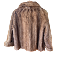 antique mink jacket | size L | FOR REPURPOSE/ RESTORATION