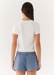 Amiera Shorts - Coastal Blue
