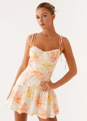 Abby Mini Dress Floral Print