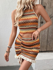 Hazel Blues® | Cami Top and Drawstring Skirt Set