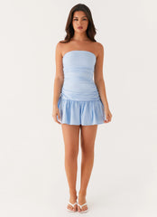 Carmel Mini Dress Blue