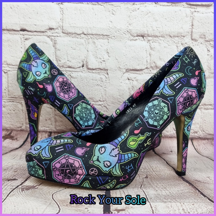 Baphomed high heels