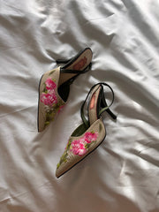 BEADED EVENING HEEL | SIZE 8