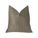 Belizzi Gray and Beige Luxury Throw Pillow - Plutus Brands