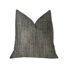 Bluejay Cayne Blue and Gray Luxury Throw Pillow - Plutus Brands