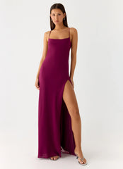 Alouette Maxi Dress Plum