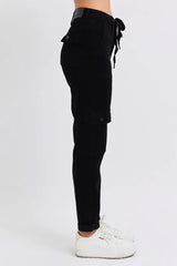 Hazel Blues® | Judy Blue High Waist Cargo Cuffed Jogger
