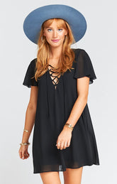 Kylie Lace Up Dress