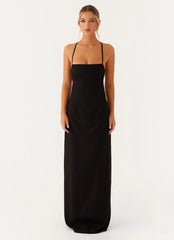 Cora Backless Maxi Dress Black