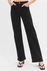 Hazel Blues® | RISEN High Rise Wide Jeans