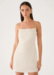 Bailee Mini Dress Oatmeal