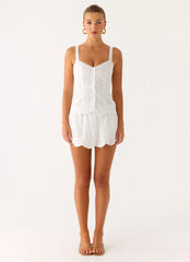 Addictive Mini Skort White