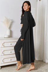 Hazel Blues® | Tank, Pants, and Cardigan Set with Pockets