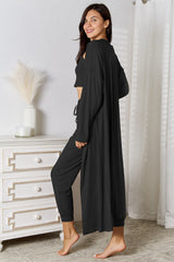 Hazel Blues® | Tank, Pants, and Cardigan Set with Pockets
