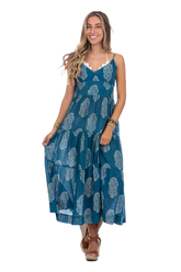 Camilla Kashmir Blue Summer Dress