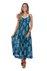 Camilla Kashmir Blue Summer Dress