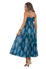 Camilla Kashmir Blue Summer Dress