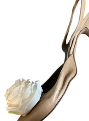 Manolo Blahnik | caramel latte kitten heel | US 6
