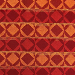 Celestial Red and Orange Luxury Throw Pillow - Plutus Brands